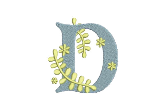 Floral Alphabet D Review