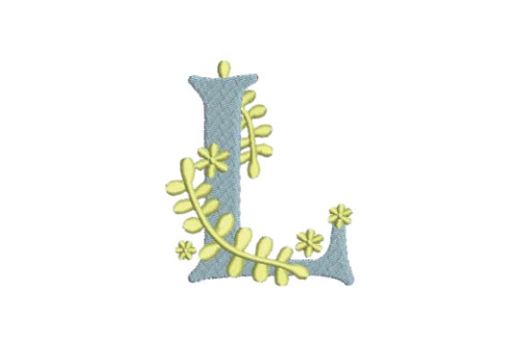 Floral Alphabet L Review