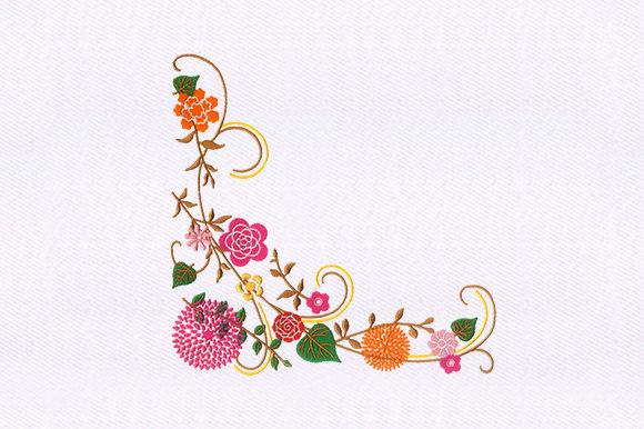 Floral Vines: A Seasonal Embroidery Gem