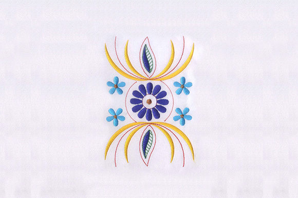 Leaf Floral Quilting Embroidery